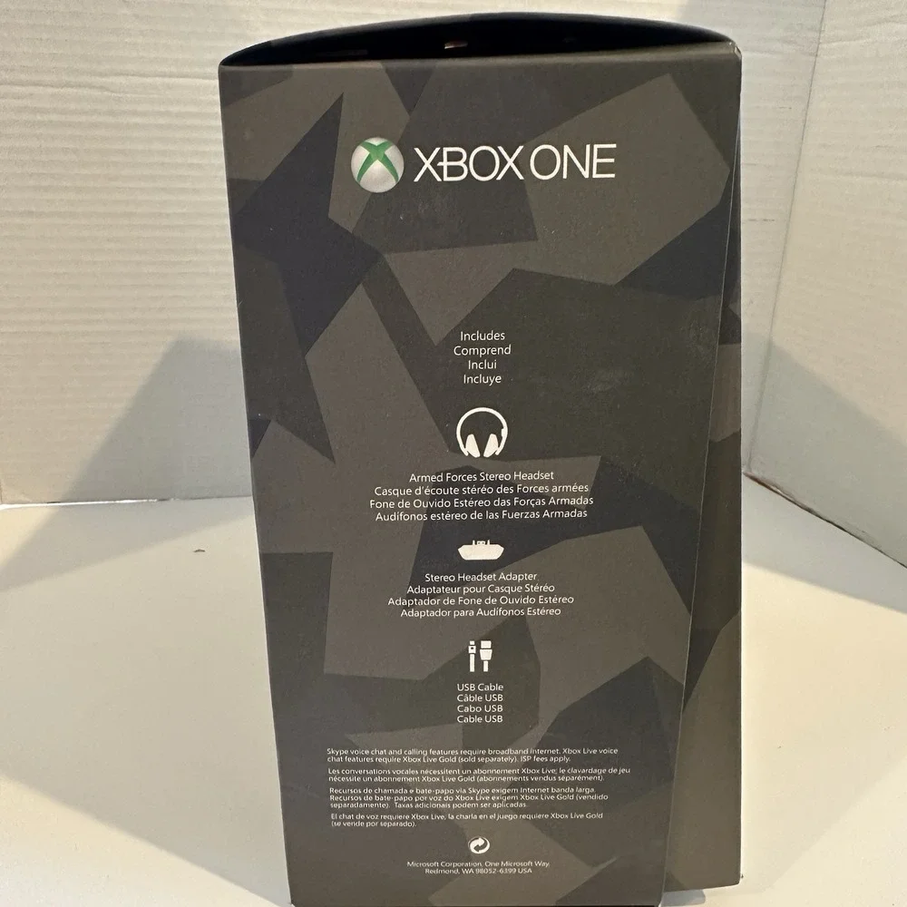 Xbox One Stereo Headset Armed Forces Box, EUC Pre-Owned‎